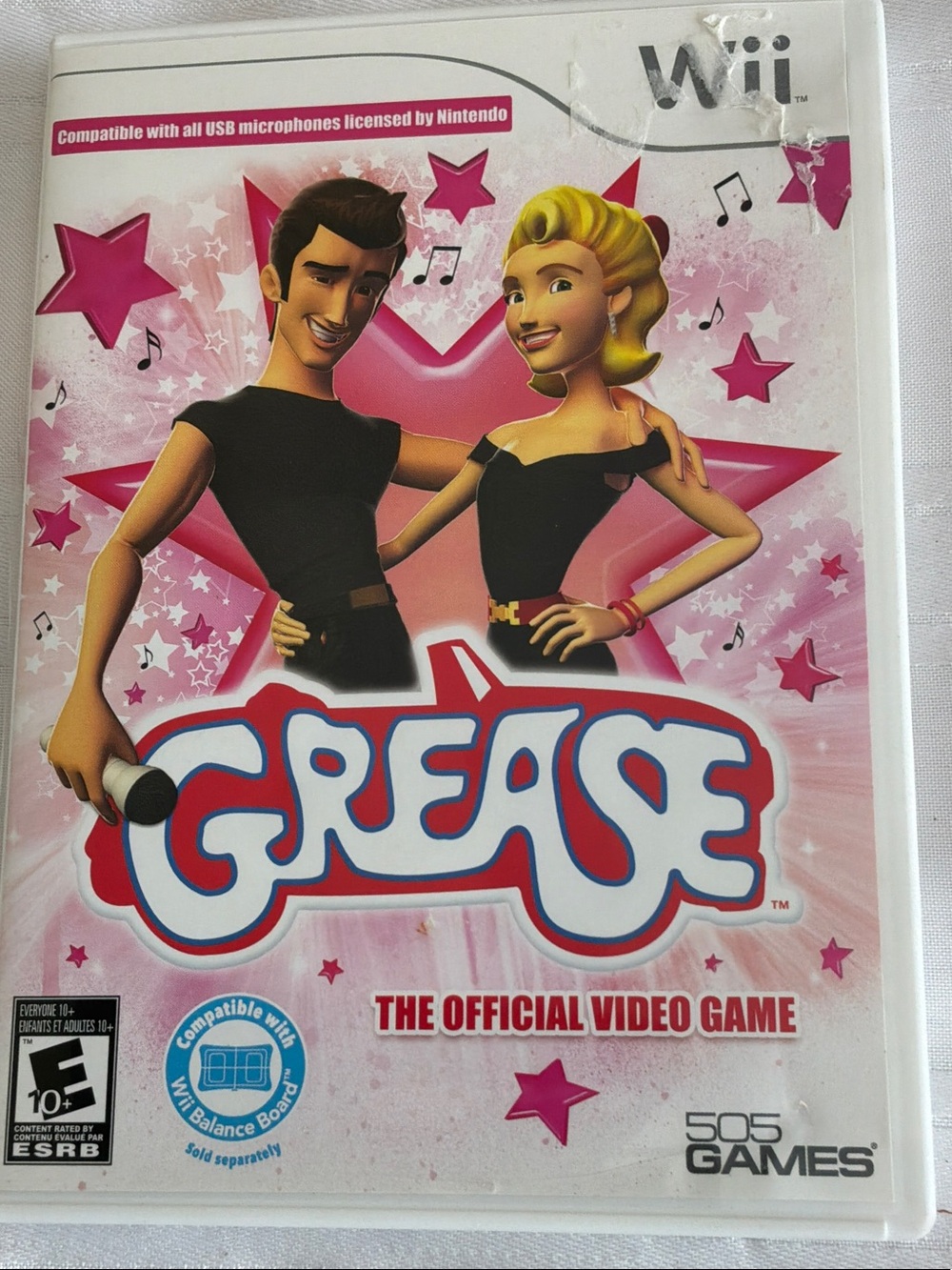 Grease Official Video Game - Pink/White